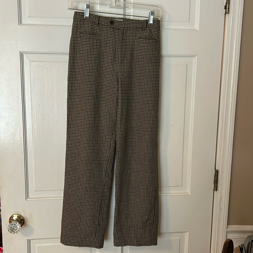Vintage Gap wool lined houndstooth pants